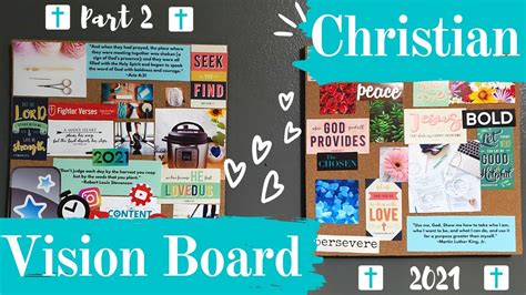 Plan With Me How To Create A 2021 Christian Vision Board Part 2