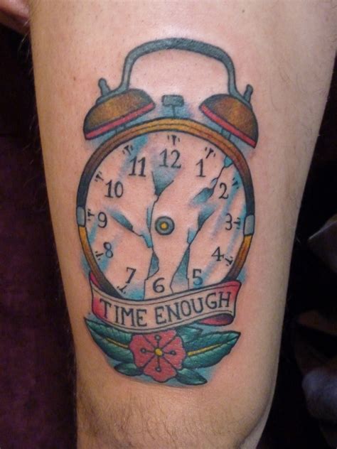 Maybe you would like to learn more about one of these? Andrea Furci Tattoos: Alarm clock