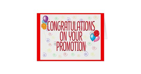 Congratulations On Your Promotion Card Uk