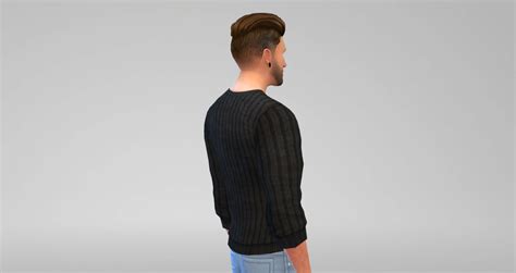 My Sims 4 Blog Lumialover Sims Pompa Redo Hair For Males