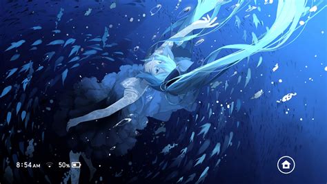 Underwater Miku Lockscreen Themes Themezer