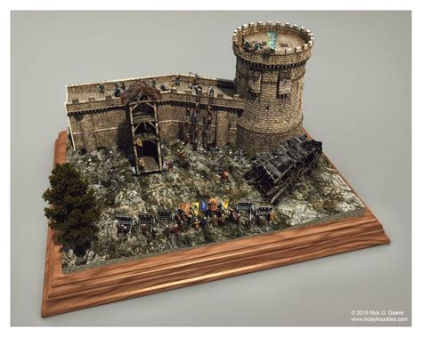 Diorama Medieval Still Life