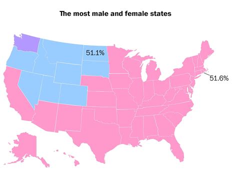 In Most States Women Outnumber Men The Washington Post