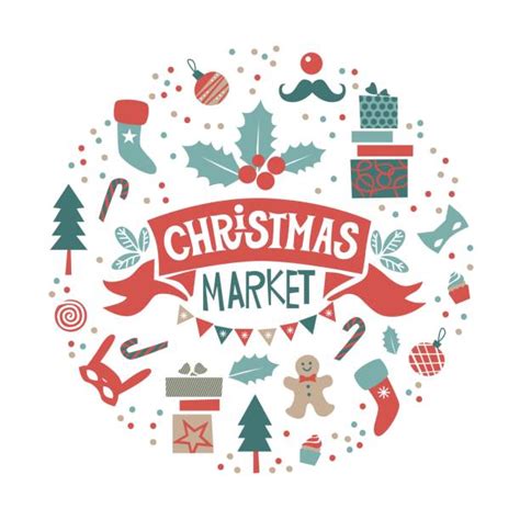 Christmas Market Illustrations Royalty Free Vector Graphics And Clip Art