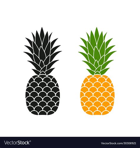 Pineapple Royalty Free Vector Image Vectorstock