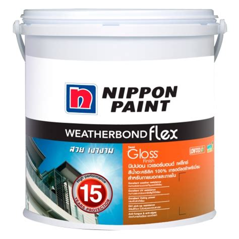 You know what's the best kind of protection? NIPPON PAINT WEATHERBOND FLEX#1001 BRILLIANT WHITE 1 GAL ...