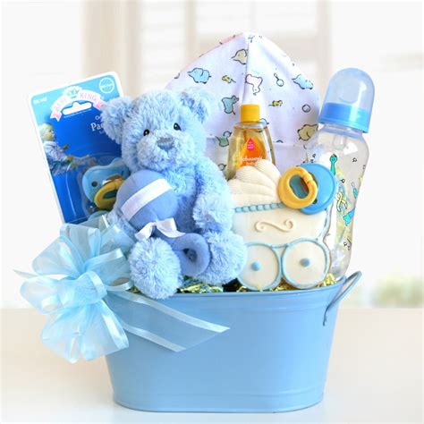 This is so that they understand how much their effort has meant to you. Sweet and Cuddly Baby Boy Gift Basket Gift Baskets Plus