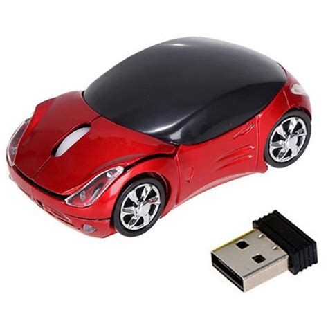 24ghz Wireless Mouse Cool 3d Sport Car Shape Ergonomic Optical Mice