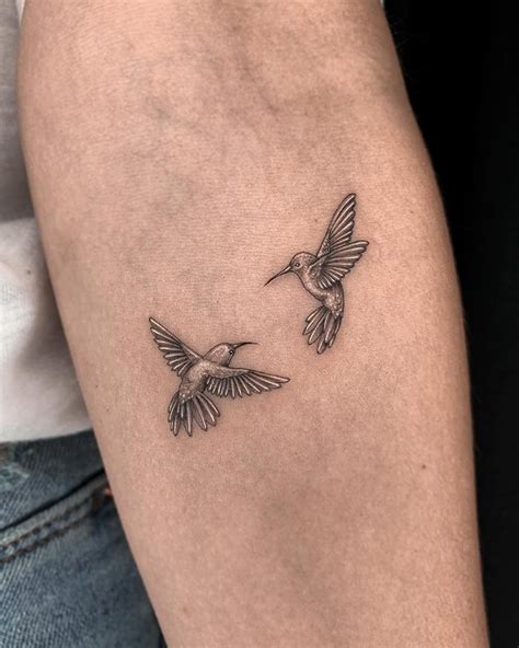 Hummingbird Flying Tattoo