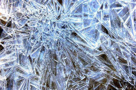 Abstract Ice Crystals Photograph By Harold Hopkins Fine Art America