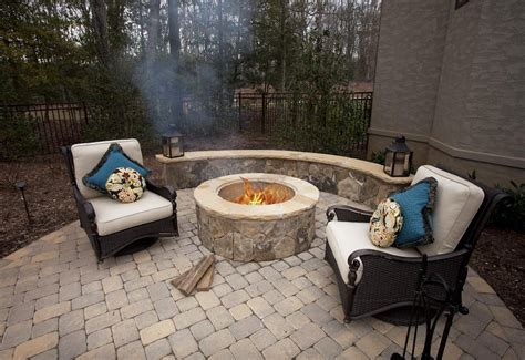 Firepit Charlotte Outdoor Living Pavers Patio Charlotte Nc Outdoor
