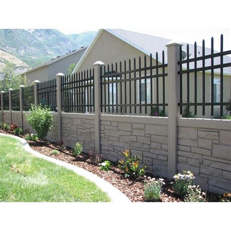 We're helping doers in their home improvement projects. SimTek EcoStone 3 ft. H x 6 ft. W Beige Composite Fence ...