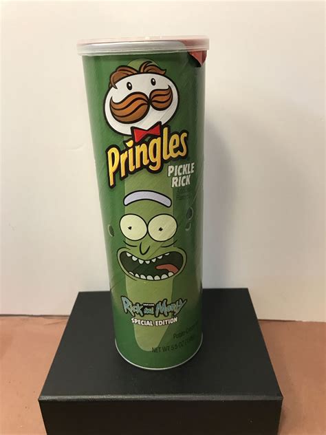 Rick And Morty Pringles Pickle Rick Dill Pickle Potato Crisps Chips