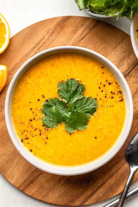 Feel Good Red Lentil Soup From My Bowl