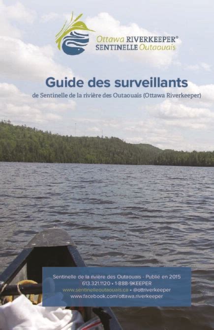Guide Des Surveillants De Garde Rivière Des Outaouais Mai 2015