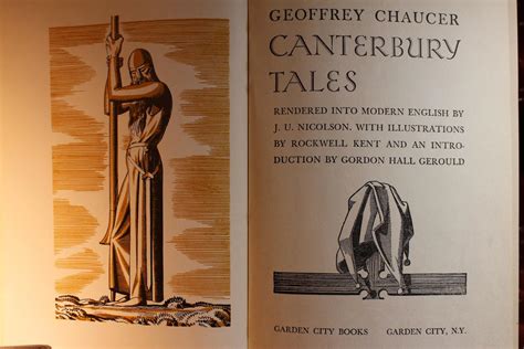Geoffrey Chaucer Canterbury Tales Rendered Into Modern English By Ju