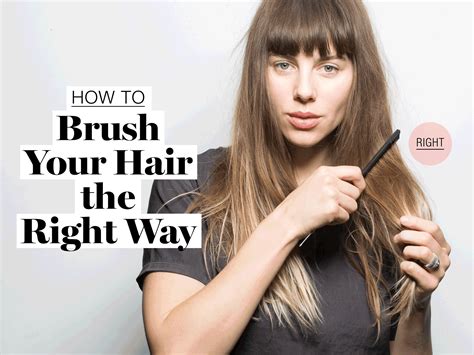how to brush your hair hair brushing tips that will give you stronger shinier hair glamour