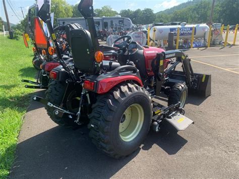 2021 Yanmar Sa424 Tractor With Front Loader And 60 Mid Mount Mower