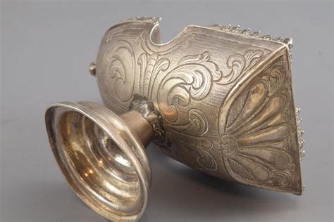Silver Incense Boat Naviculae With Hallmarks Spain 18th Century