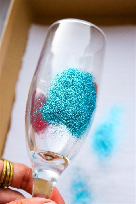 how to make diy glitter wine glasses and project ideas kit kraft glitter wine glasses glitter