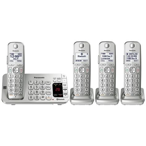 Panasonic Link2cell Bluetooth Cordless Dect 60 Expandable Phone System