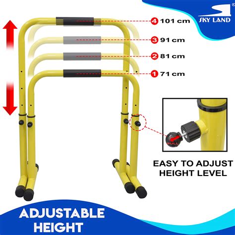 Sky Land Heavy Duty Adjustable Height And Portable Multifunction Dip