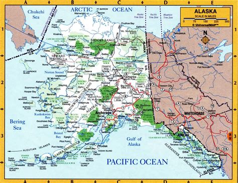 The alaska map with cities draws out the detailed network of primary and secondary highways operative in the state. Geographic map of Alaska state | Alaska, Map, Alaska cruise
