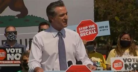 California Recall Election Down To Final Hours Of Campaigning Cbs News