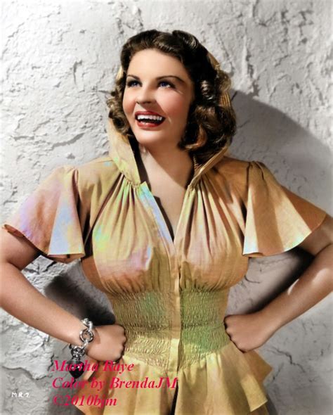 Martha Raye Color By Brendajm Bjm Martha Raye Portrait Photo