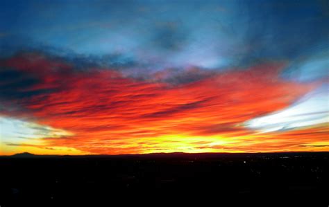 Fiery Sky A Sunset In Albuquerque New Mexico Danae Hurst Flickr