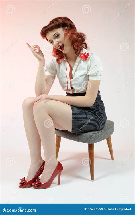 a pretty pin up girl royalty free stock images image 15446329