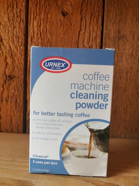Dezcal descaling powder is odor free and rinses away thoroughly, unlike vinegar which can be difficult to rinse, takes longer to be effective and leaves behind an unpleasant odor and aftertaste that affects the aroma and taste of your coffee. Urnex Coffee Machine Cleaning Powder | Andersons Coffee