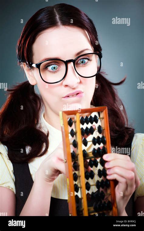 Woman Using Abacus Hi Res Stock Photography And Images Alamy