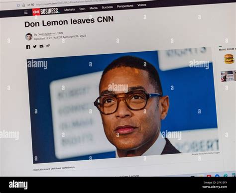 Don Lemon Leaves Cnn Hi Res Stock Photography And Images Alamy