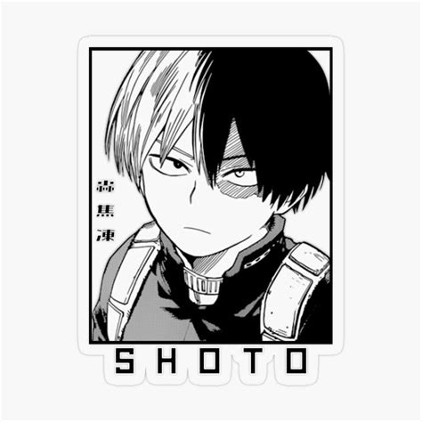 Shouto Todoroki Boku No Hero Academia Sticker By Ice Man7 Hero