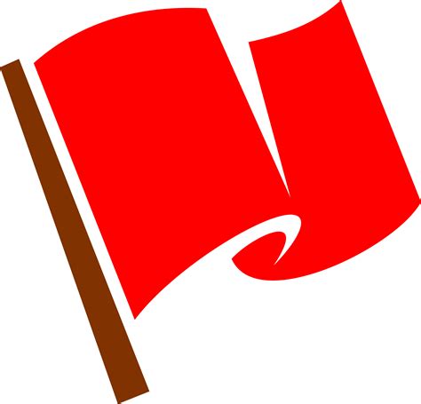 Red Flag Icon Clipart Best