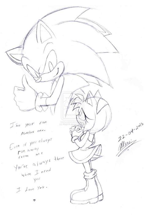 Another Sketch By Myly14 On Deviantart Star Wars Art Sonic And Amy