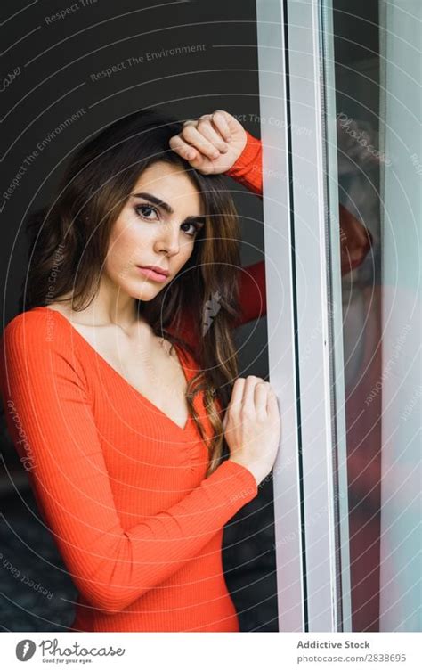 Naked Woman Standing Near Window A Royalty Free Stock Photo From Photocase