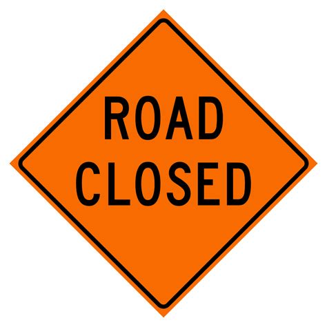 Tc 175 Pei Road Closed Sign Traffic Depot Signs And Safety