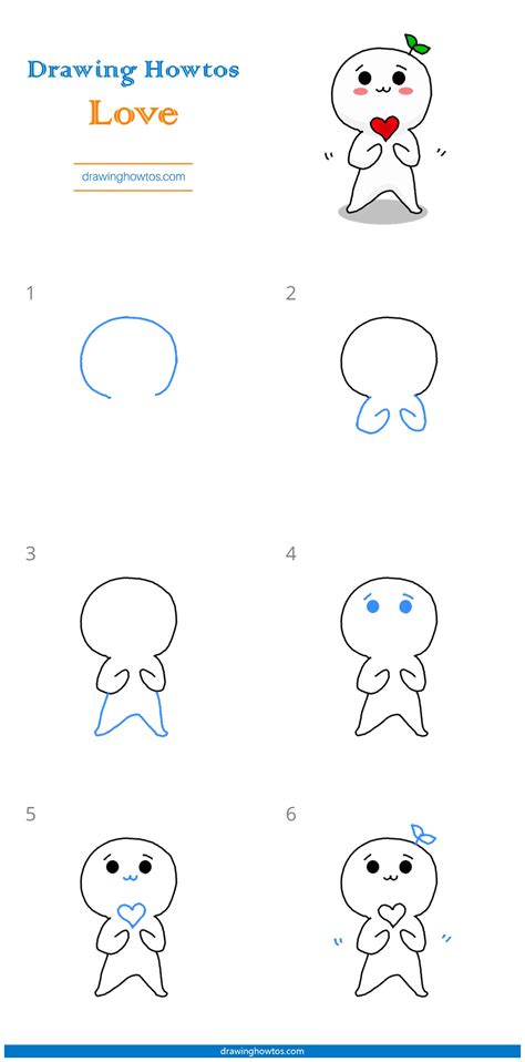 How To Draw Love Step By Step Easy Drawing Guides Drawing Howtos