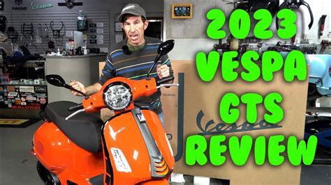 2023 Vespa GTS 300 Super Sport HPE 2 Robot S Full Review YouTube