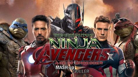 Teenage Mutant Ninja Avengers Age Of Shredder Avengers Age Of Ultron