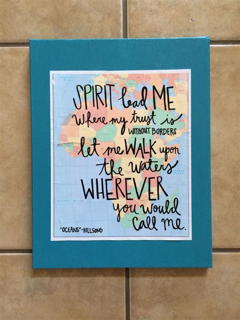 Spirit Lead Me Where My Trust Is Without Borders Oceans By Hillsong