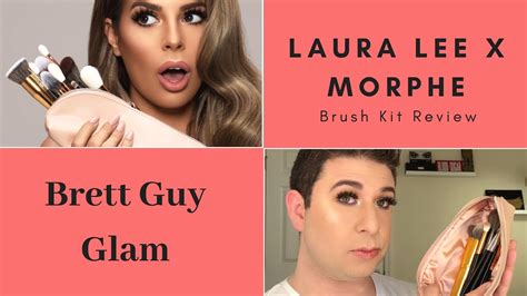 Laura Lee X Morphe Brush Review Demo Brett Guy Glam Youtube