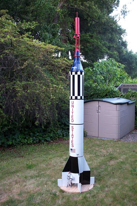 Mercury Joe Semi Scale Flying Gi Joe Redstone Rocket 9 Steps With