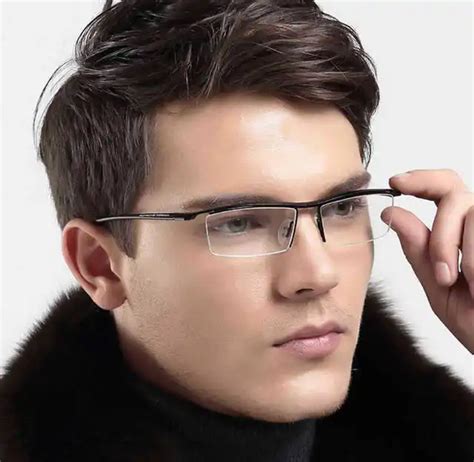 2015 Fashion Brand Glasses Frame 5colors P8189 Semi Rimless Optical Eyeglasses Frame Sports