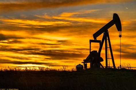My Photography Pumpjack Oil Rig In The Sunset