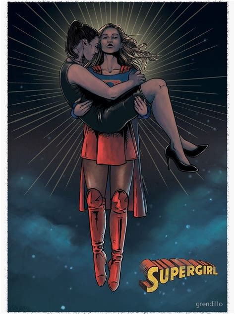 Supercorp Poster For Sale By Grendillo Supergirl Supergirl Comic