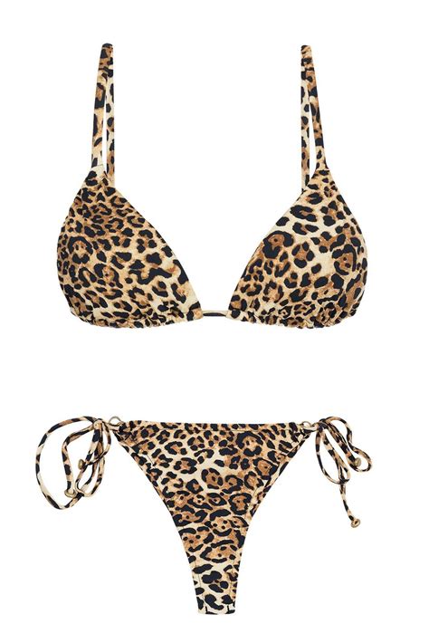 New Super Sexy Bikini Set Fluorescence Leopard Brazilian Thong Women Hot Sex Picture