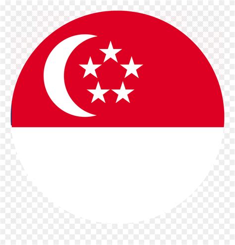 Singapore Logo Singapore Flag Png Clipart 5198310 Pinclipart
